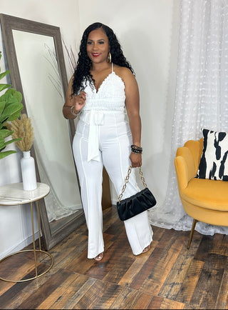 Aria All white Jumpsuit